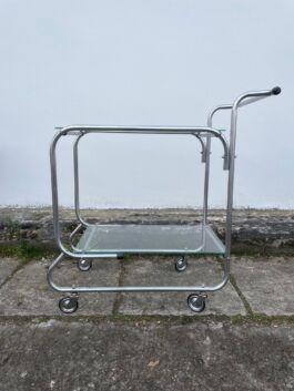 jaren 30/50 buisframe serveertyrolley 