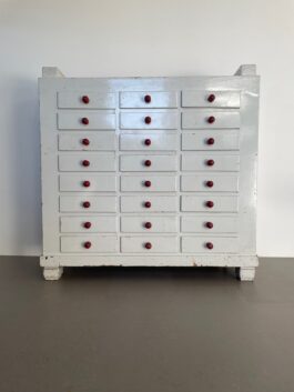 Jaren 40/50 ladekast schoolkast